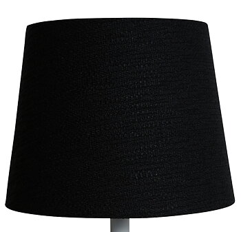 LAMPSKÄRM RUSTIK SVART 22x28x22cm