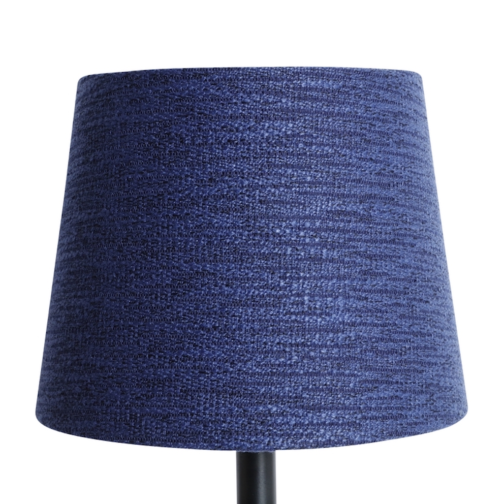LAMPSKÄRM RUSTIK MÖRKBLÅ 18X23X18CM