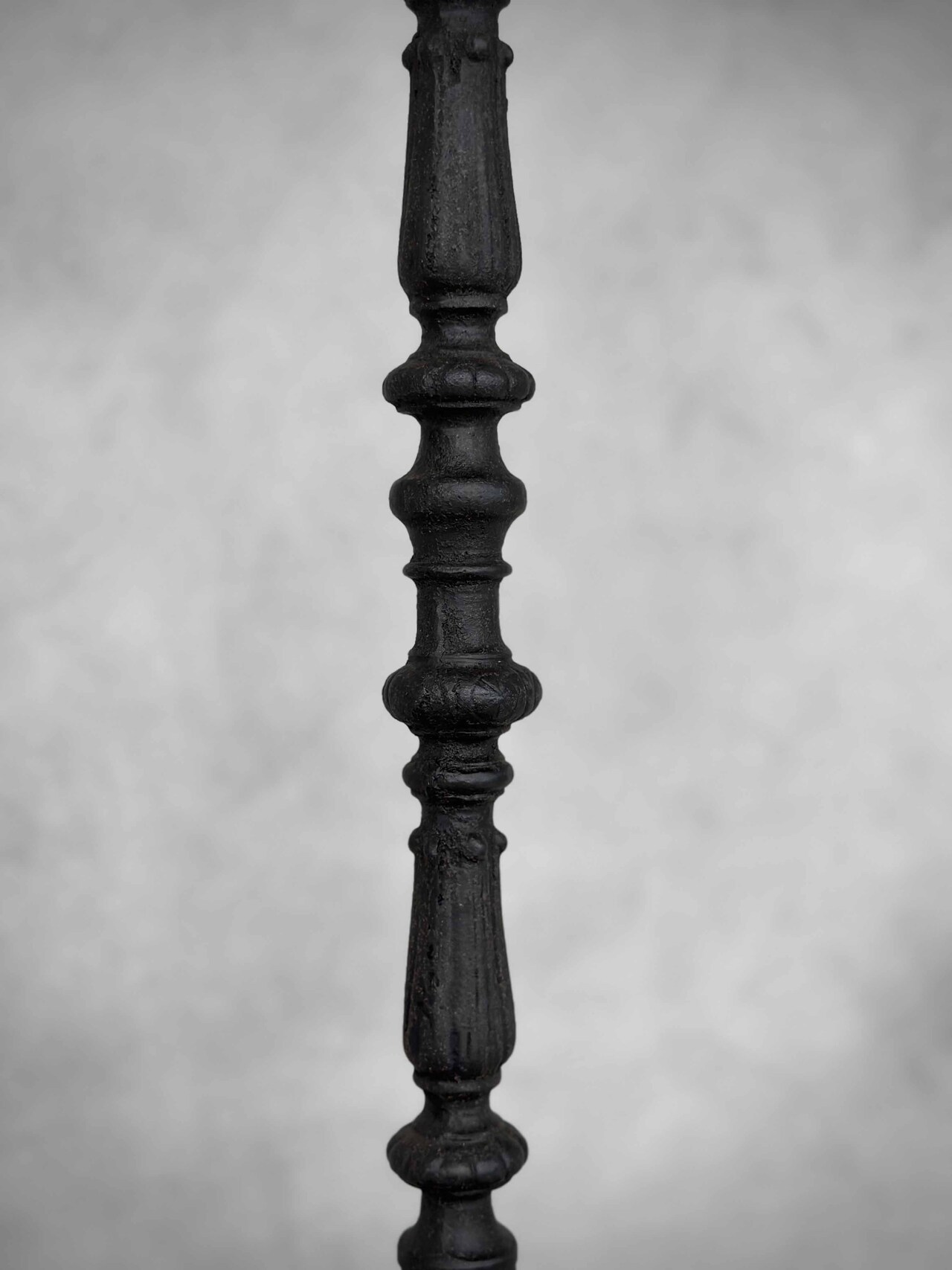 Ljusstake KALINI i gjutjärn antiksvart H:58cm - 3