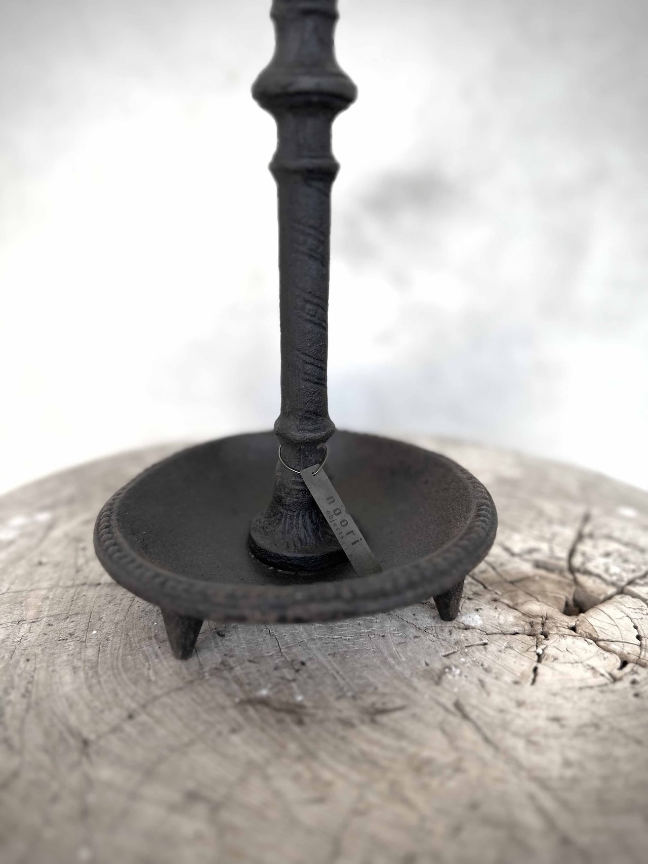 Ljusstake IRA i gjutjärn antiksvart H:58cm - 3