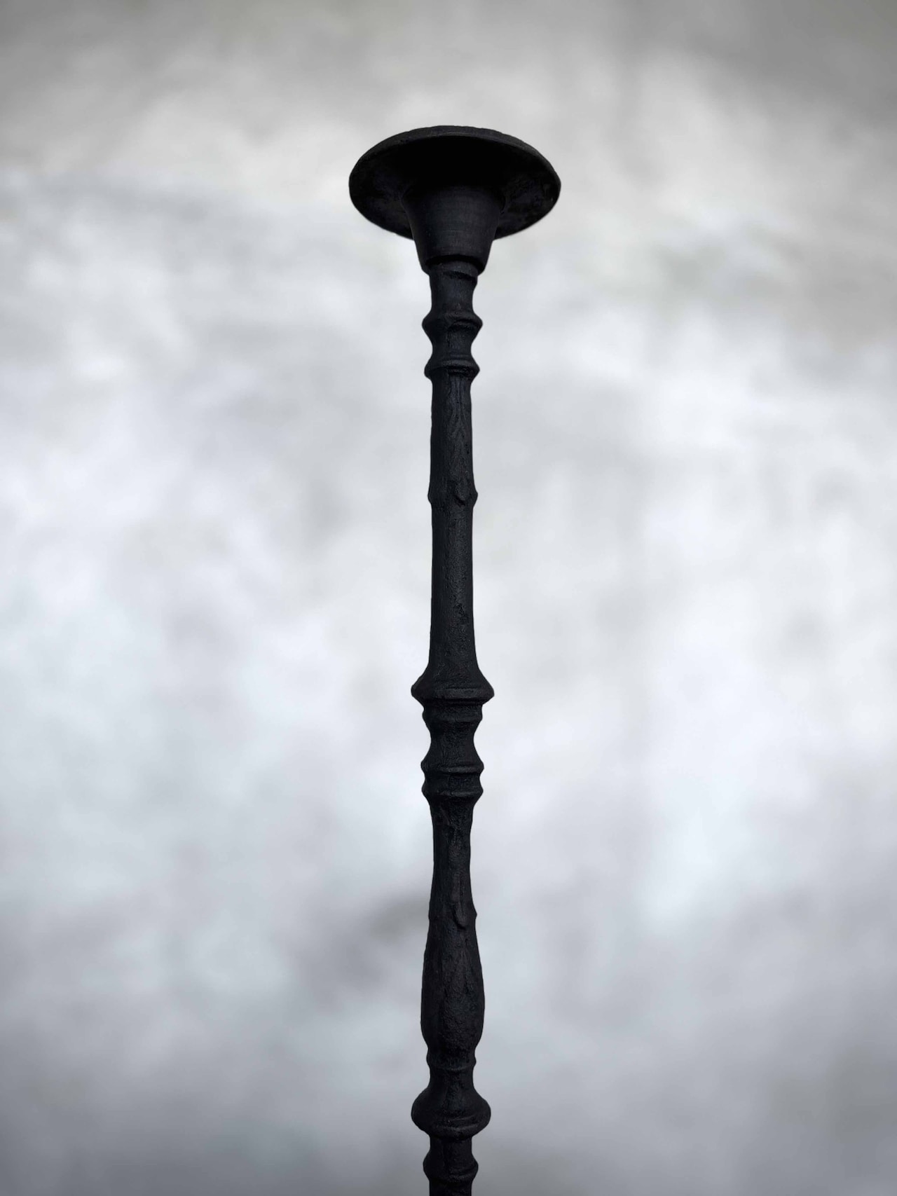 Ljusstake IRA i gjutjärn antiksvart H:58cm - 7