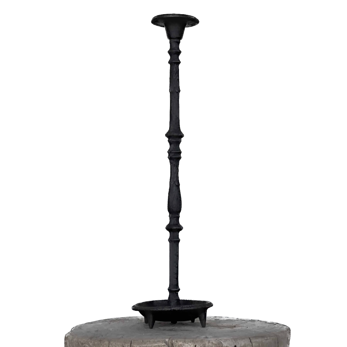 Ljusstake IRA i gjutjärn antiksvart H:58cm - 8