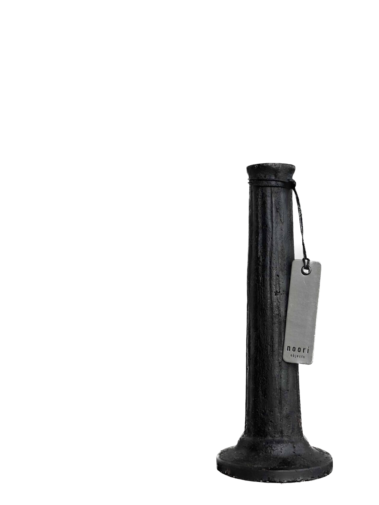 Ljusstake NOVA SMALL i gjutjärn antiksvart H:21cm - 8