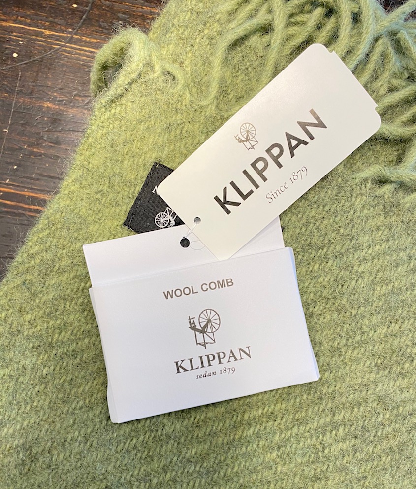 Ullfilt KLIPPAN GOTLAND OEKO-TEX® – Multi turkos 130x200cm - 3