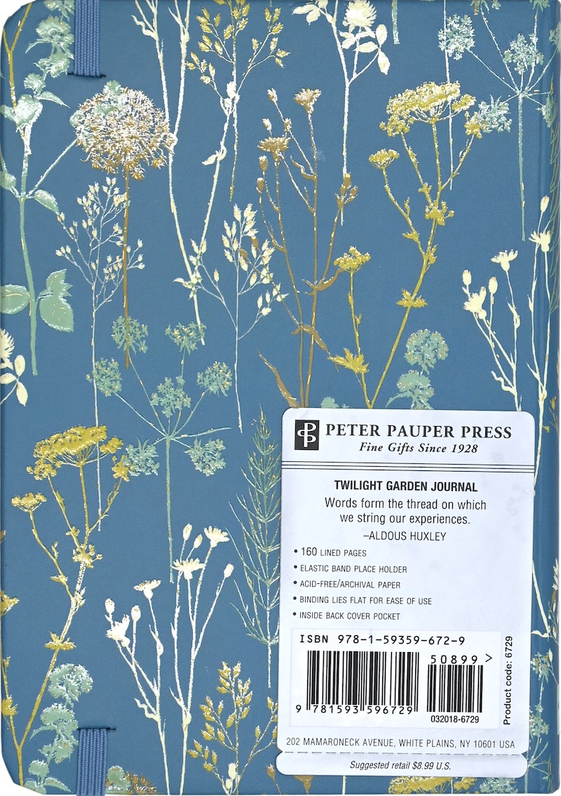 Anteckningsbok – Twilight Garden 18x13cm 160 sidor - 3