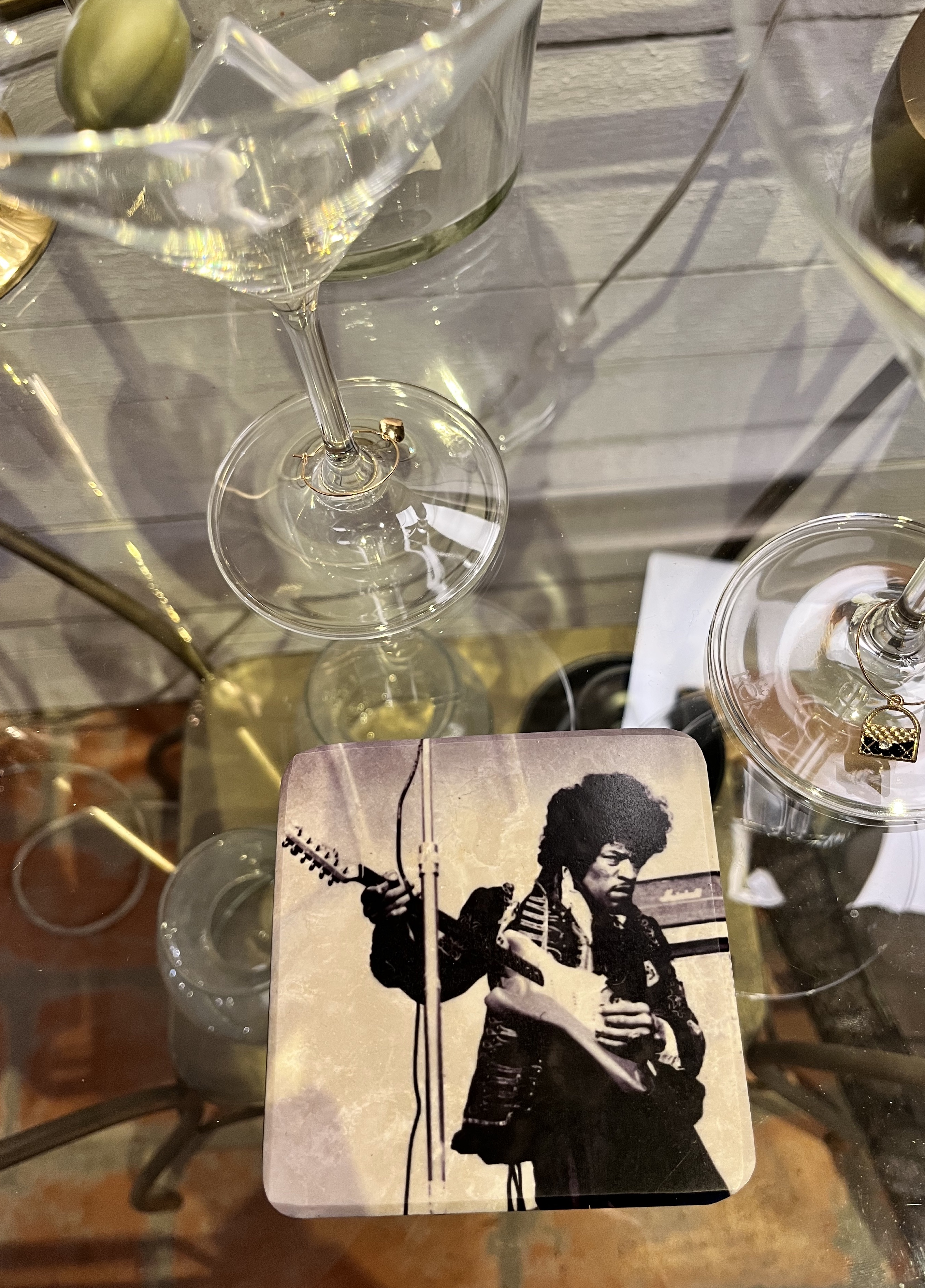 Glasunderlägg – Jimi Hendrix Gitarr - 2