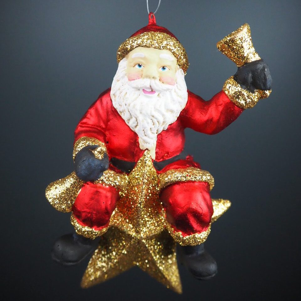 Julkula SANTA ON STAR 9x7x14 cm - 3