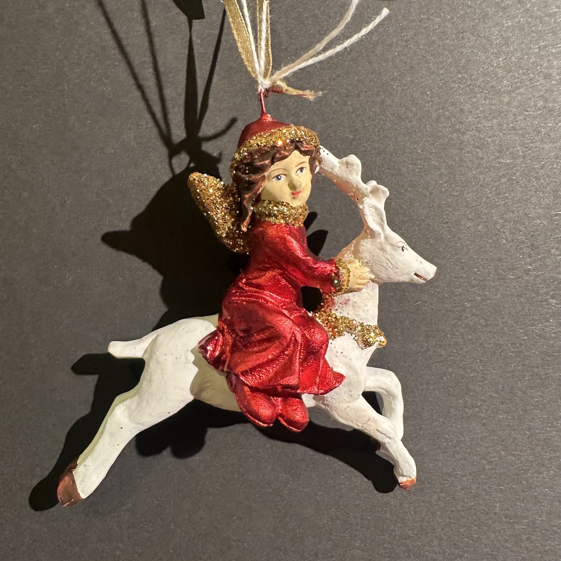 Julkula ANGEL ON FLYING WHITE DEER
