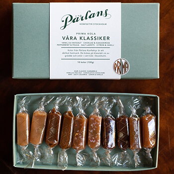 PÄRLANS KOLOR I GRÖN ASK "VÅRA KLASSIKER" 10 bitar