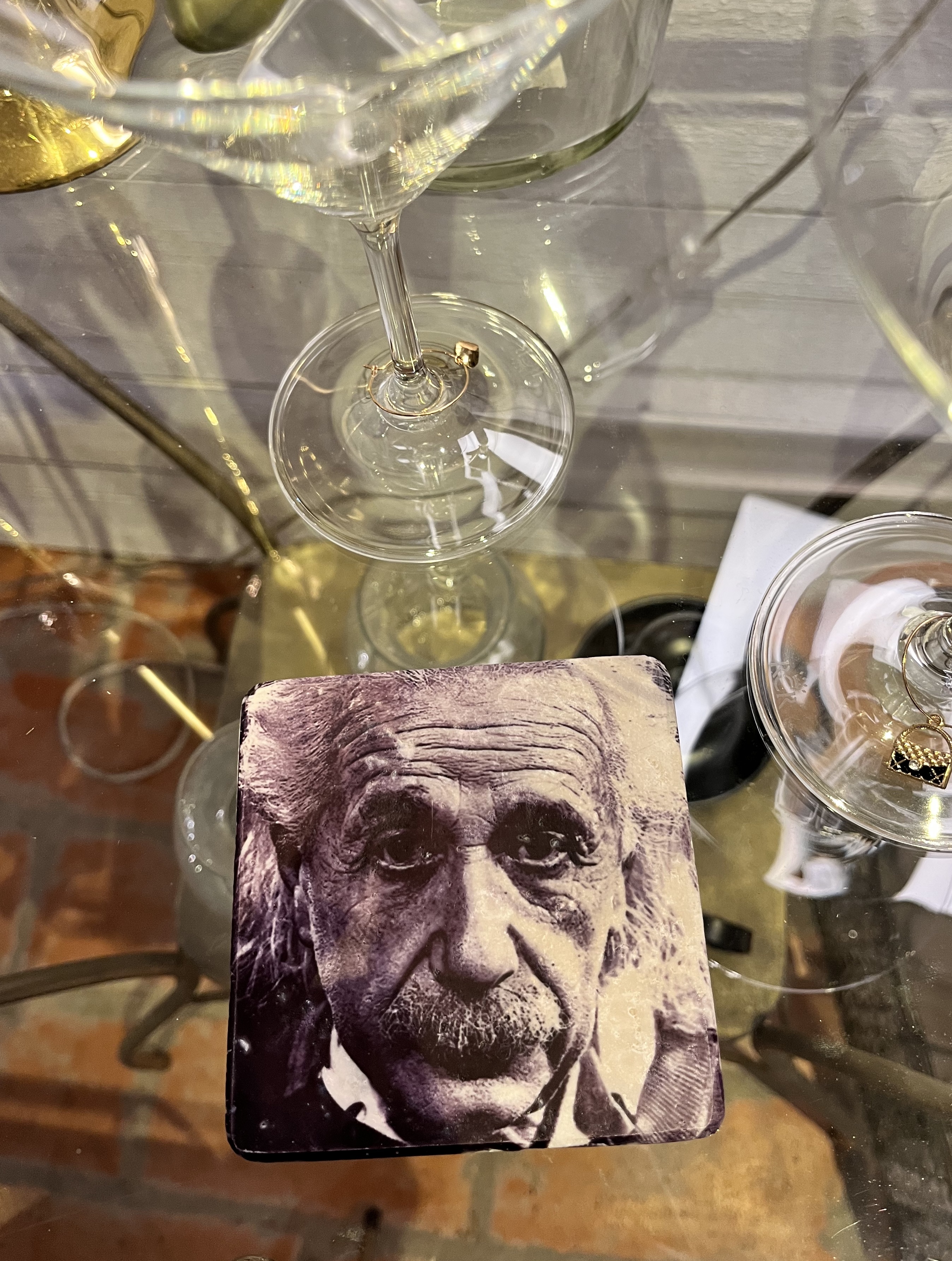Glasunderlägg – Albert Einstein - 3