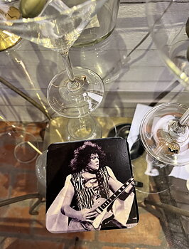 Glasunderlägg – Marc Bolan