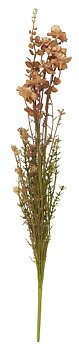 Sommarblomma i dovt orange färger i konstmaterial H:50cm