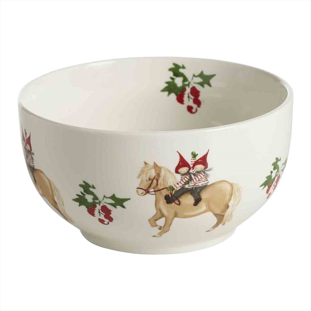 Skål i porslin – Lill-nisse Tusse Ø:13cm