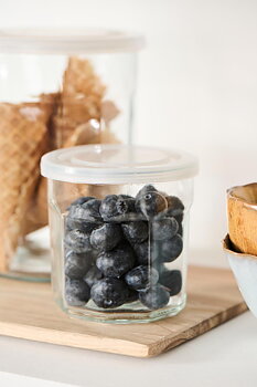 Glasburk / marmeladburk med lock 400ml