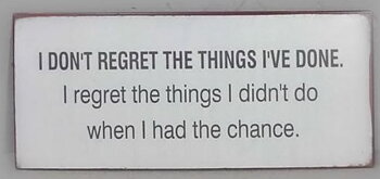 PLÅTSKYLT – I DON'T REGRET THE THINGS I'VE DONE