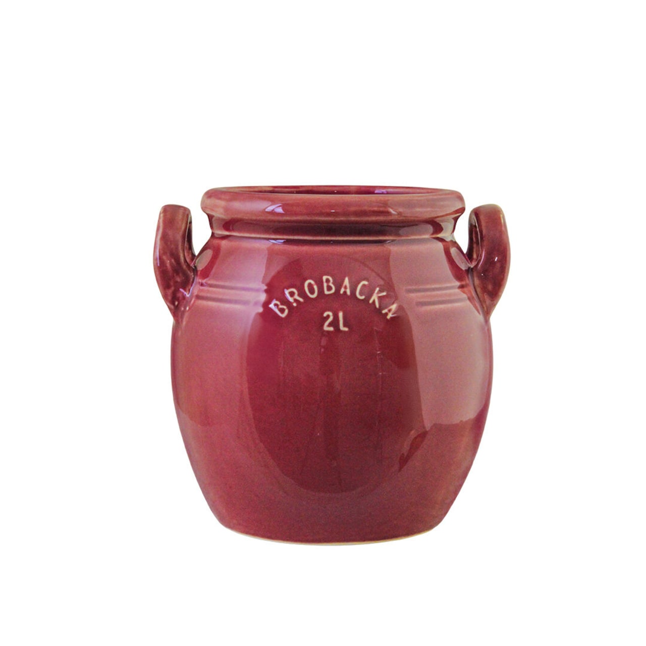 Krus / Kruka BROBACKA hög – Burgundy 2L