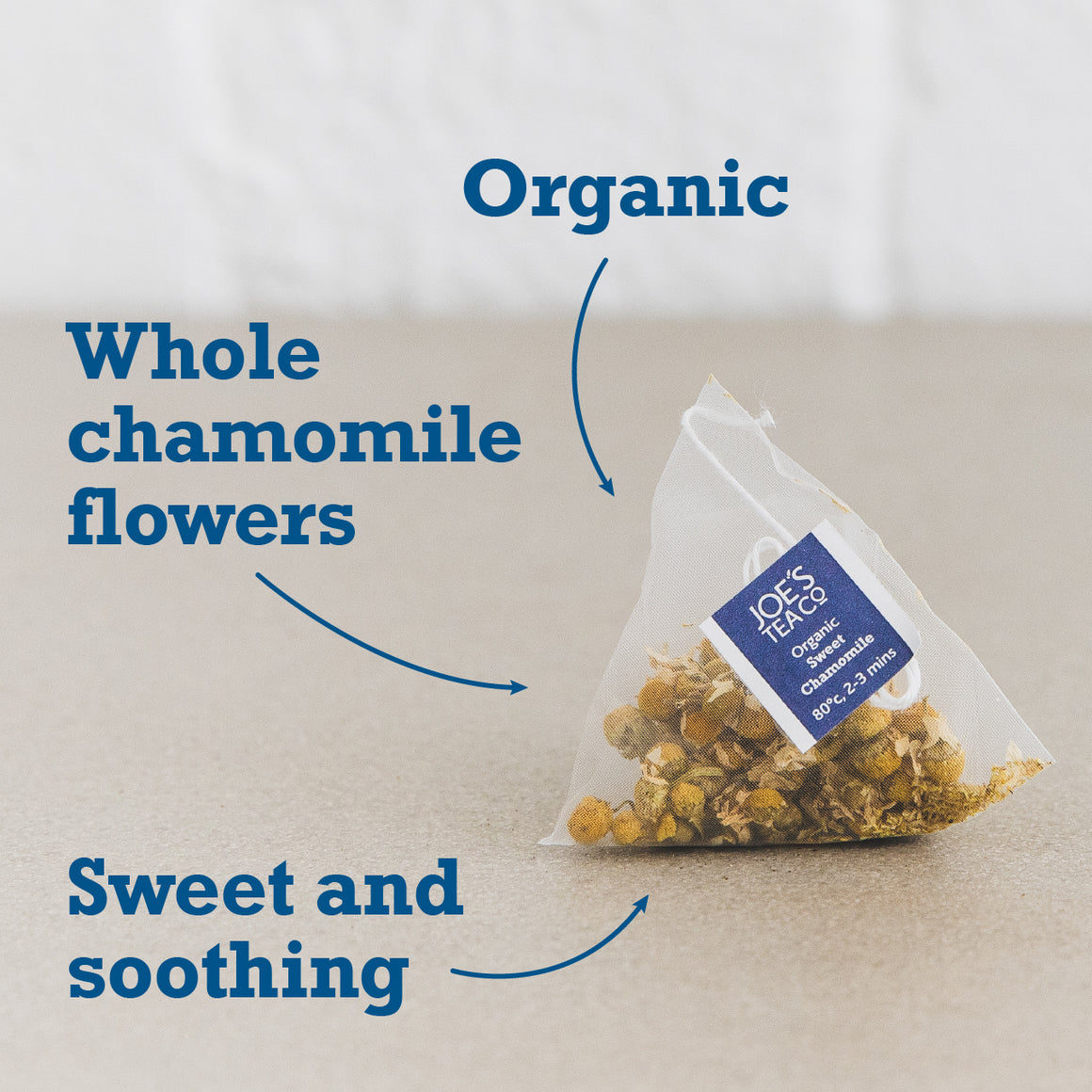 Joe's Tea – Sweet Chamomile, koffeinfritt EKO 15 påsar - 3