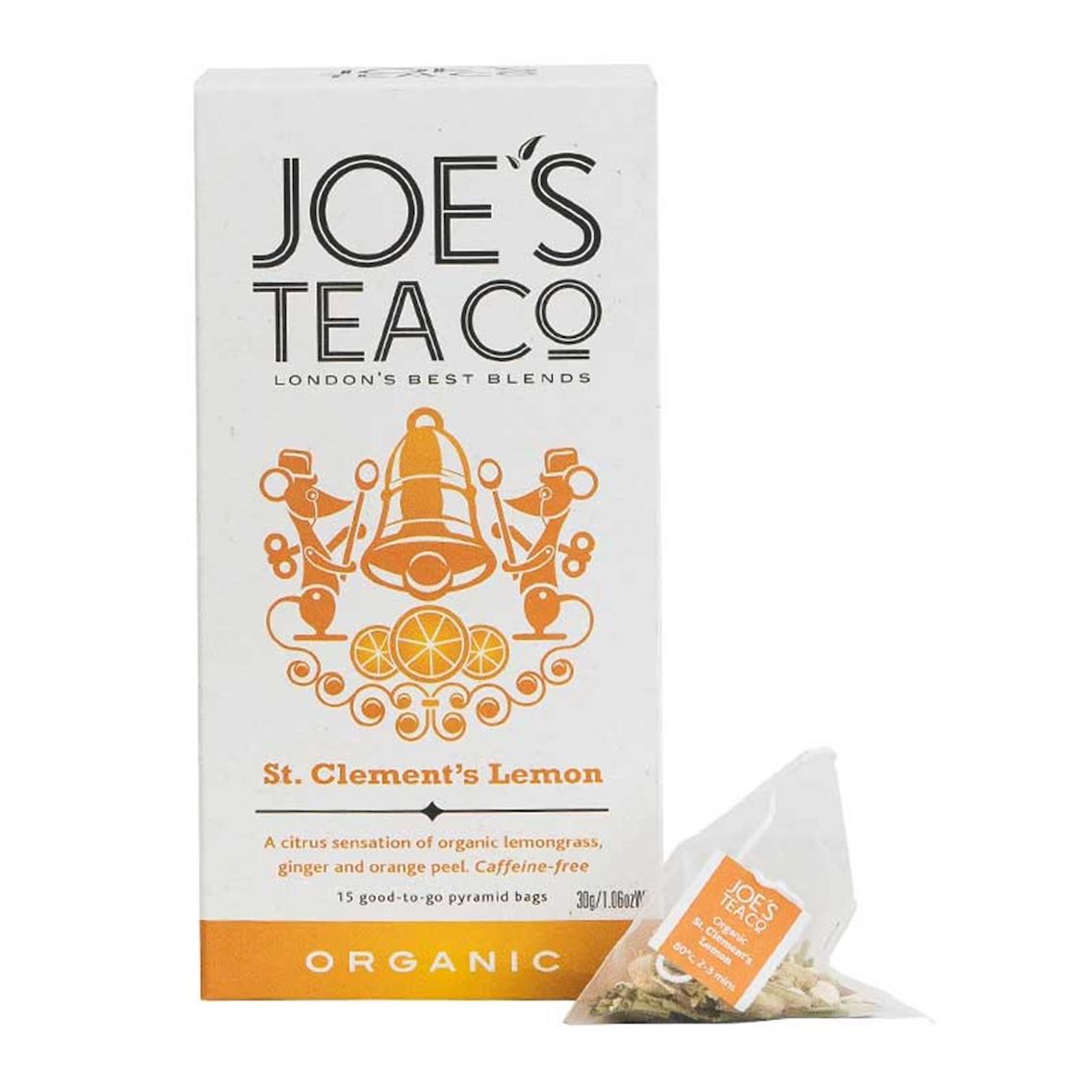 Joe's Tea – St Clements Lemon, koffeinfritt EKO 15 påsar