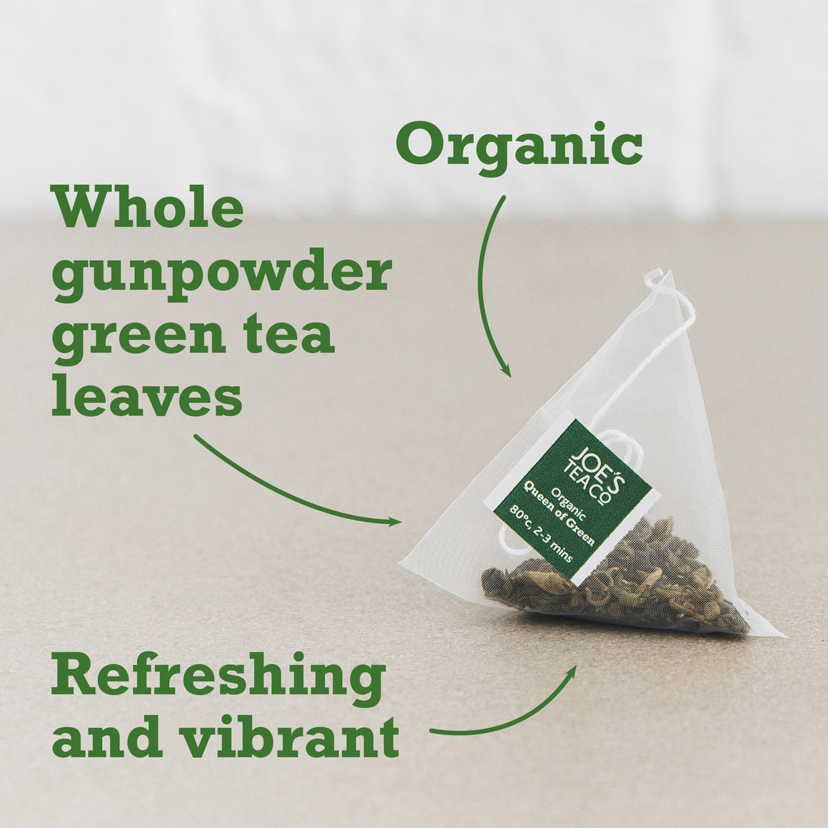 Joe's Tea – The Queen of Green EKO 15 påsar - 3