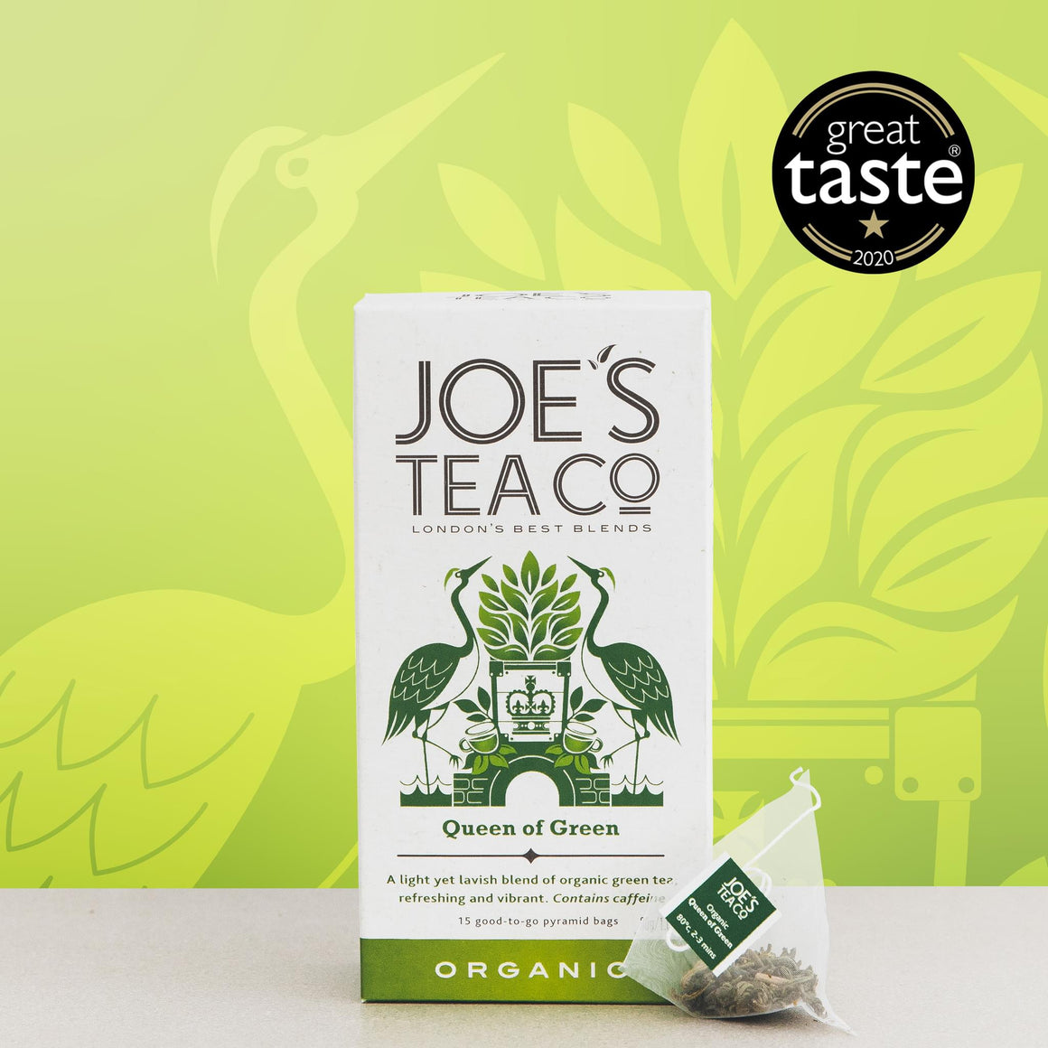 Joe's Tea – The Queen of Green EKO 15 påsar - 2