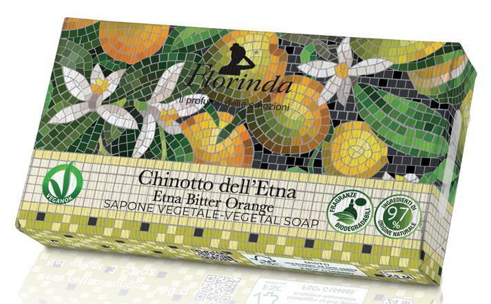 Fast tvål Florinda Chinotto dell'Etna – Bitter Orange 100g