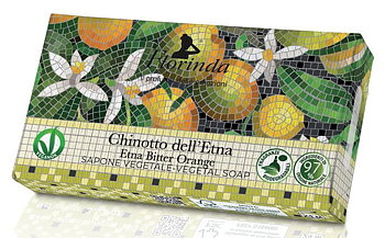 Fast tvål Florinda Chinotto dell'Etna – Bitter Orange 100g