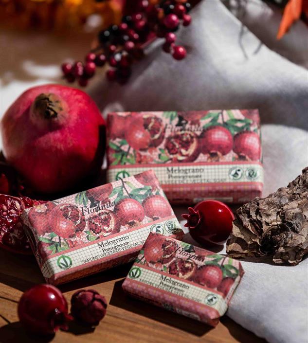 Fast tvål Florinda Melograno – Pomegranate 100g - 2