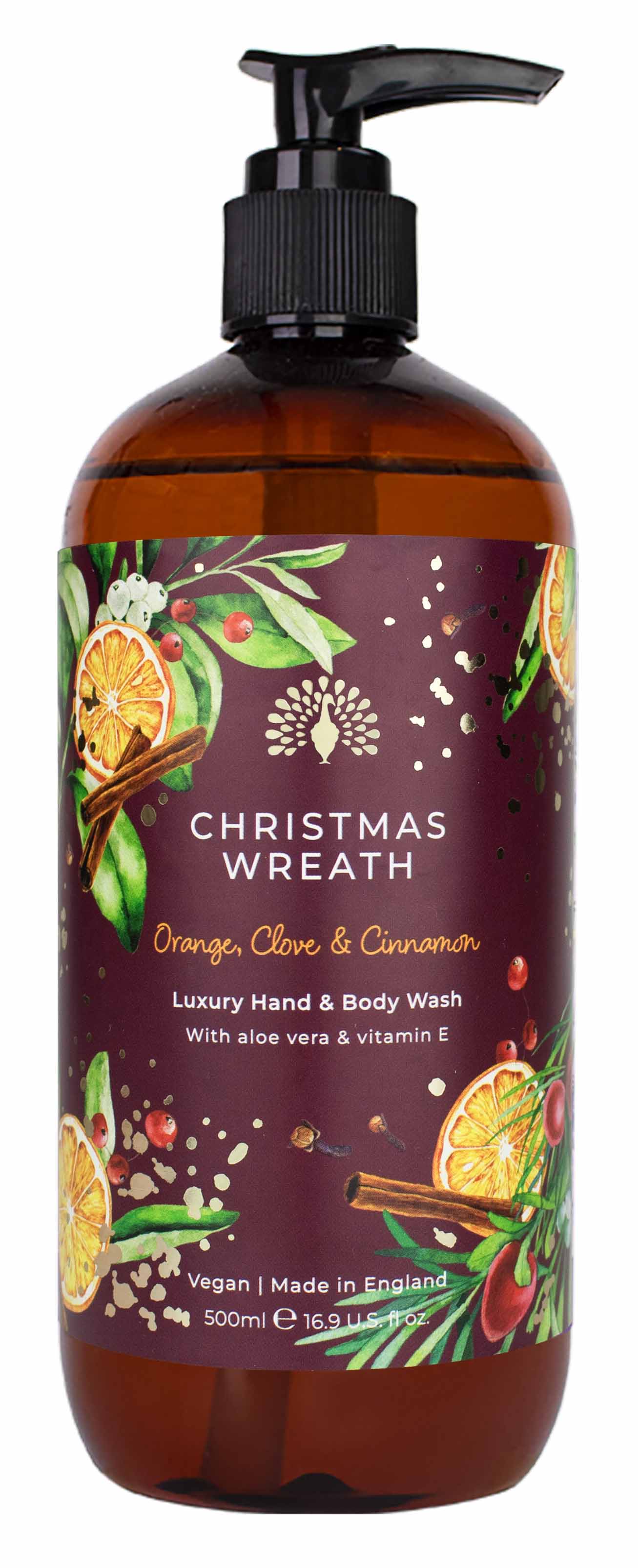 Flytande tvål – Hand & Body Wash Christmas Wreath 500ml