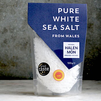 HAVSSALT – Halen Môn Pure White Sea Salt, 100g