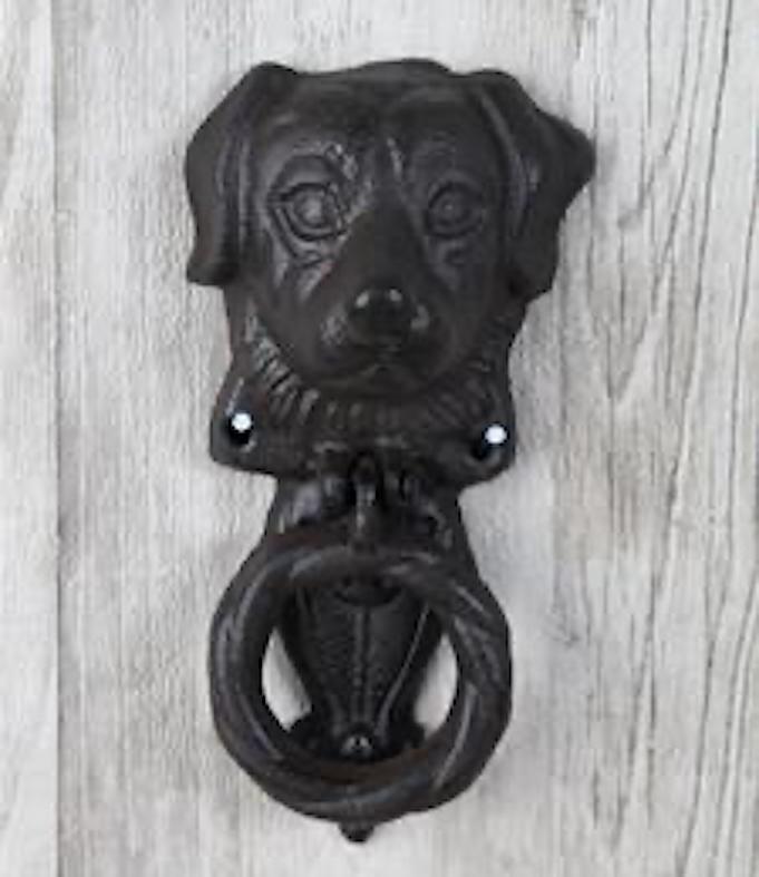 DÖRRKLÄPP HUNDHUVUD 17CM