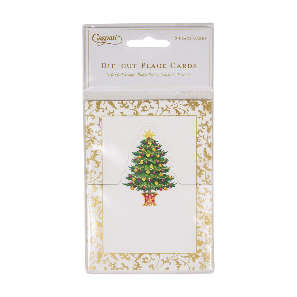 Placeringskort utstansad gran – Gilded Tree 8-pack - 4