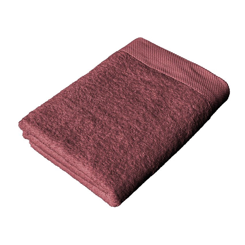 Frottéhandduk DALARÖ i 100% bomull – Vinröd 50x70cm