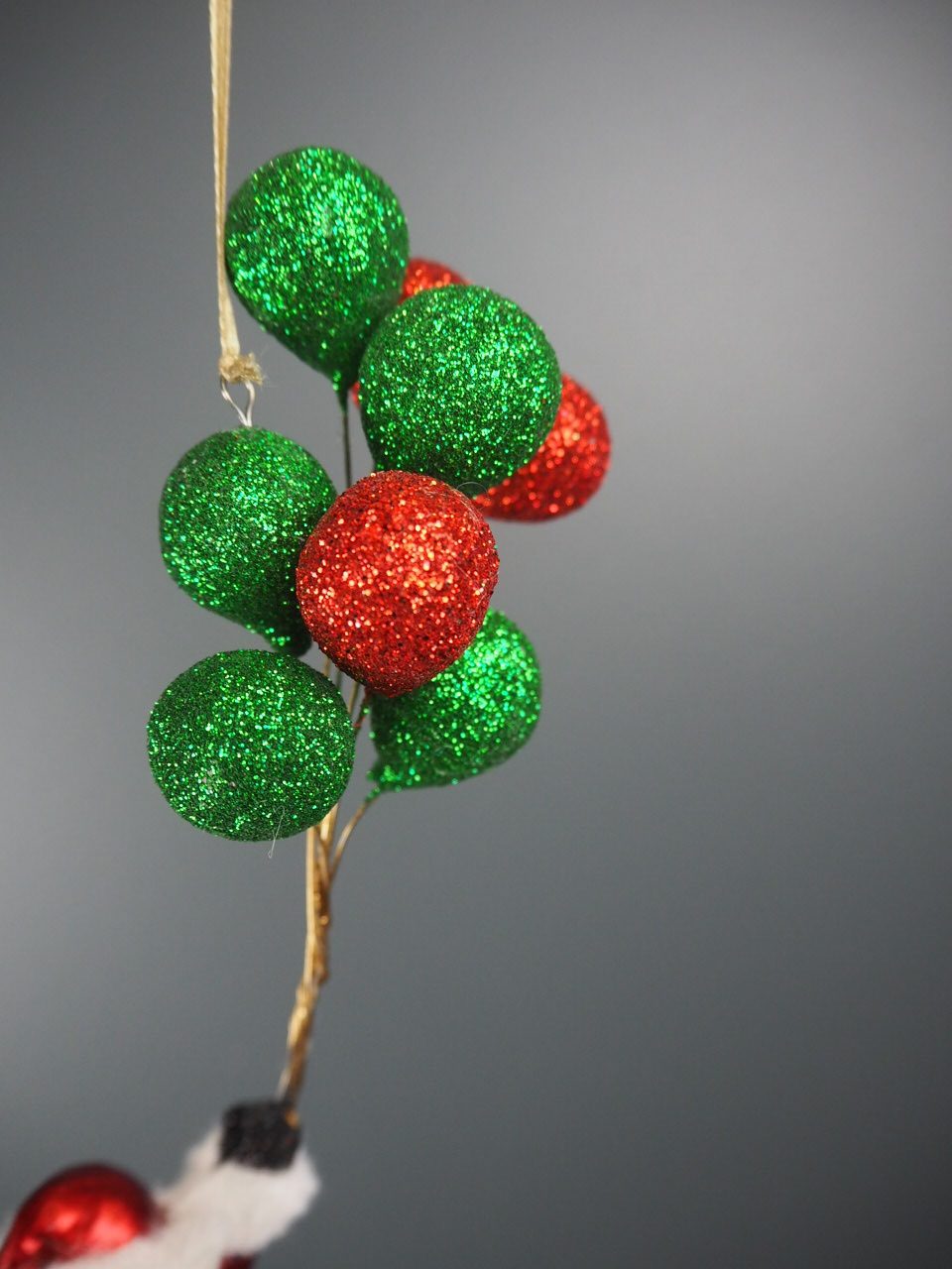 Julkula SANTA IN RED & FUR WITH BALLOONS 10x4x24cm - 5