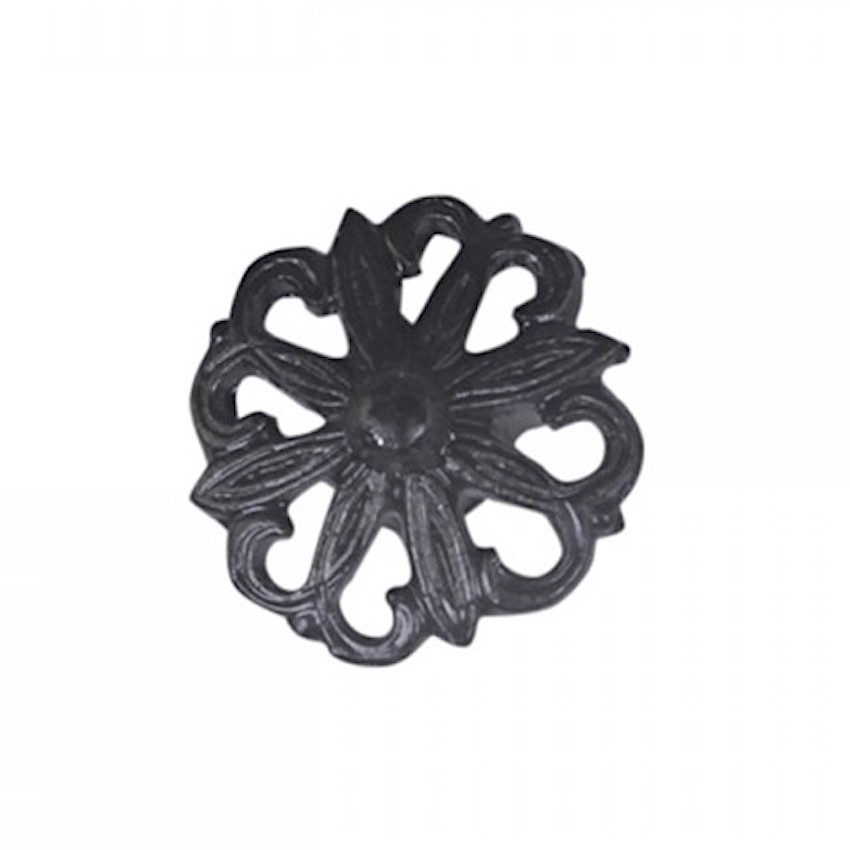 Knopp Ornament i antiksvart järn Ø:3,8cm
