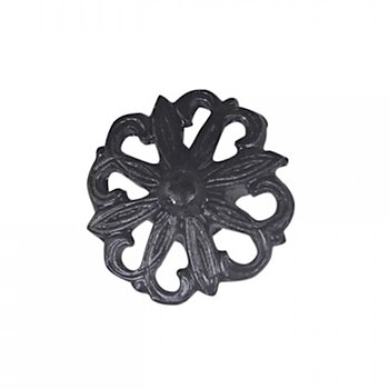 Knopp Ornament i antiksvart järn Ø:3,8cm