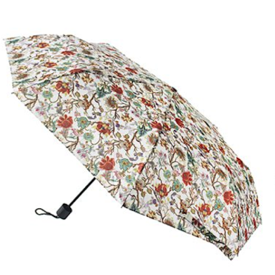 Hopfällbart paraply i ett vackert blommönster Anthina 24cm