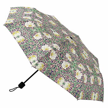 Hopfällbart paraply i Morris' mönster Pimpernel Midnight 24cm