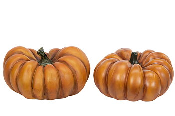 Dekorationspumpa Orange Poly 20cm Pris/st