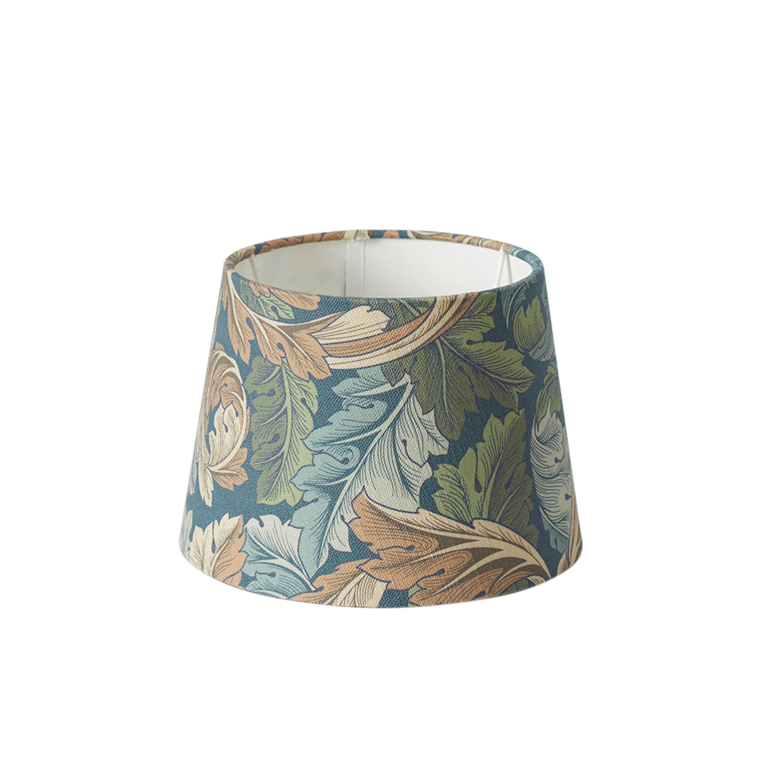 Lampskärm Qvist – Rund i Morris mönster ACANTHUS BLUE Ø18 H13 - 2