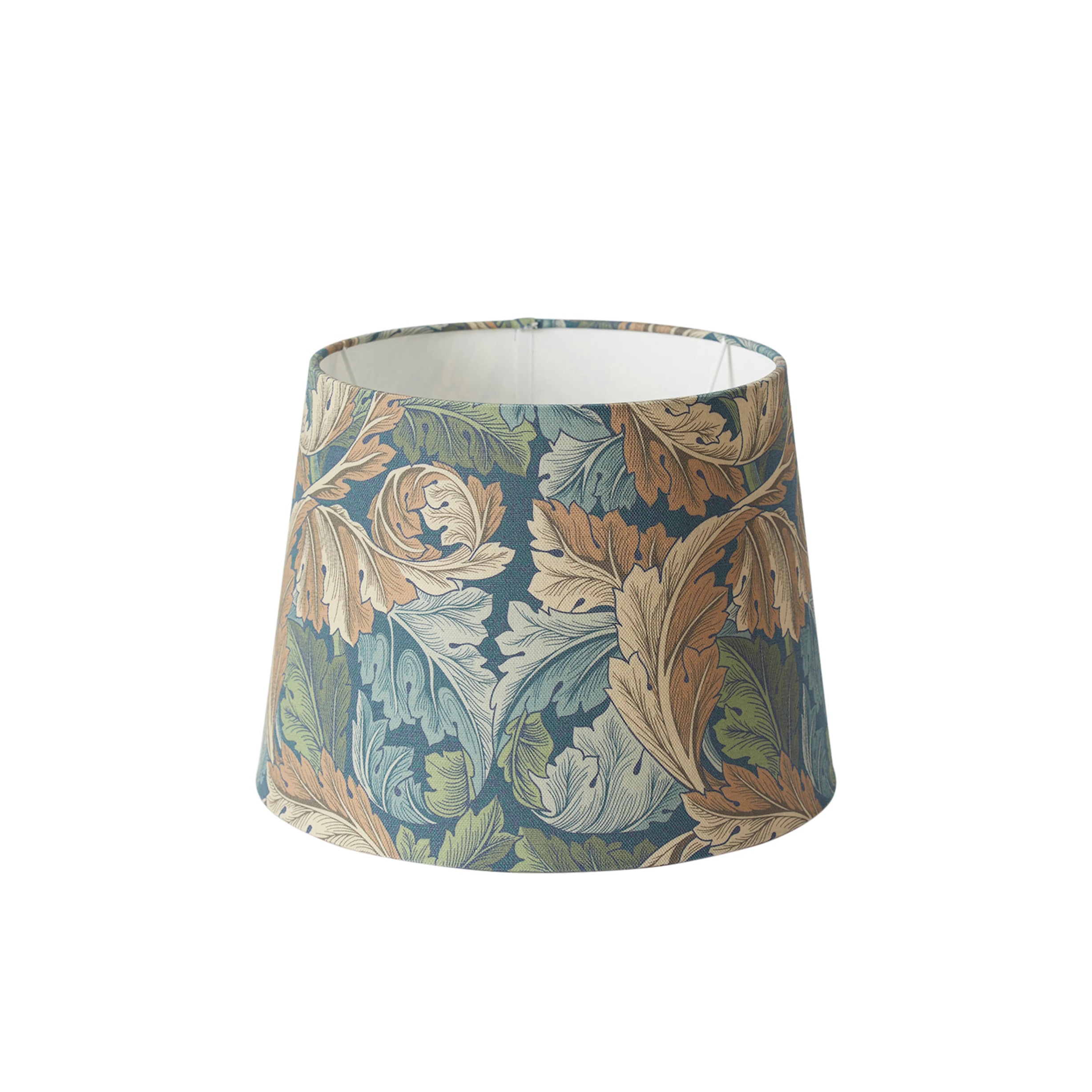 Lampskärm Qvist – Rund i Morris mönster ACANTHUS BLUE Ø22 H16 - 2