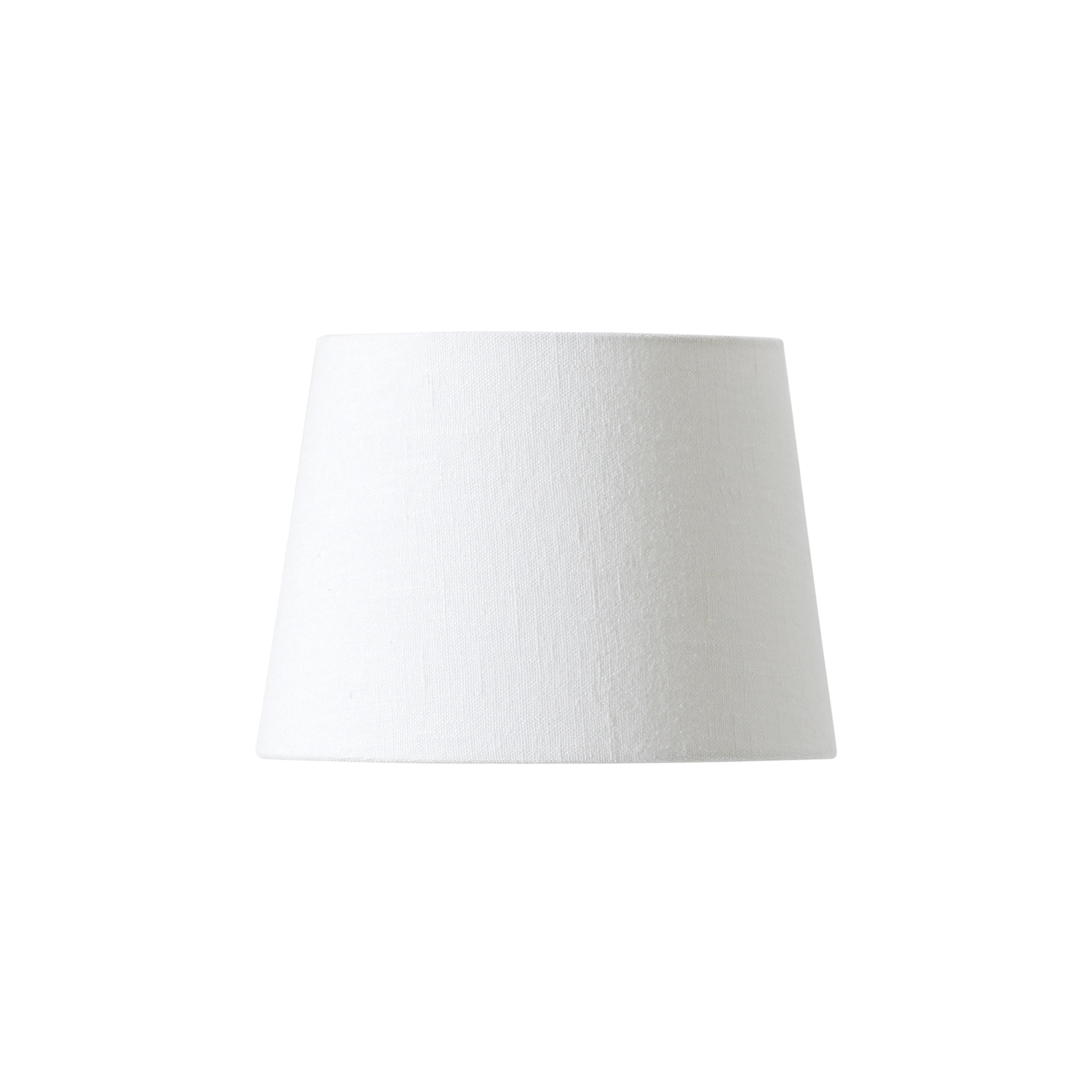 Lampskärm Qvist – Classic round LINEN WHITE Ø18 H13