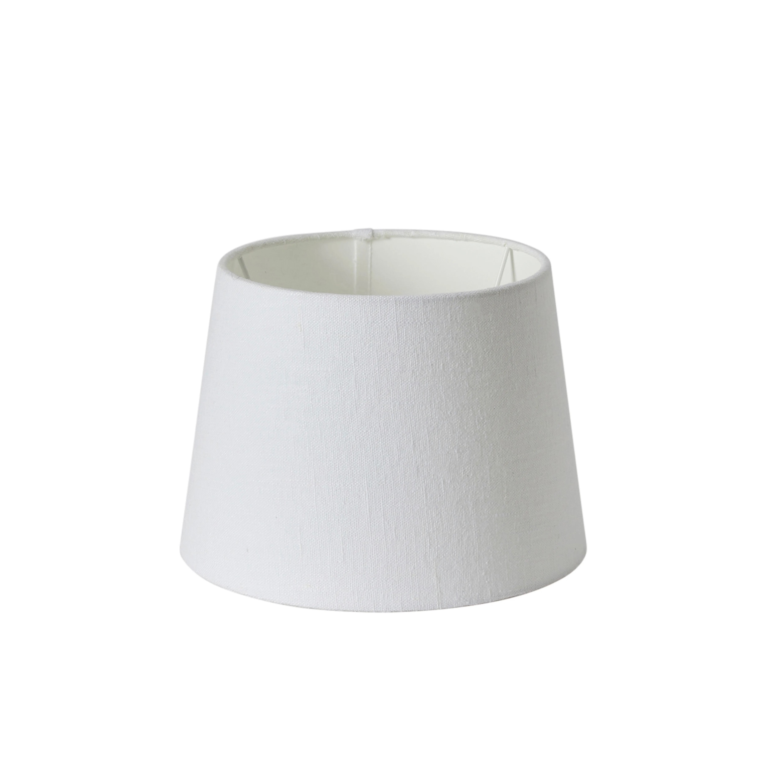 Lampskärm Qvist – Classic round LINEN WHITE Ø22 H16 - 2