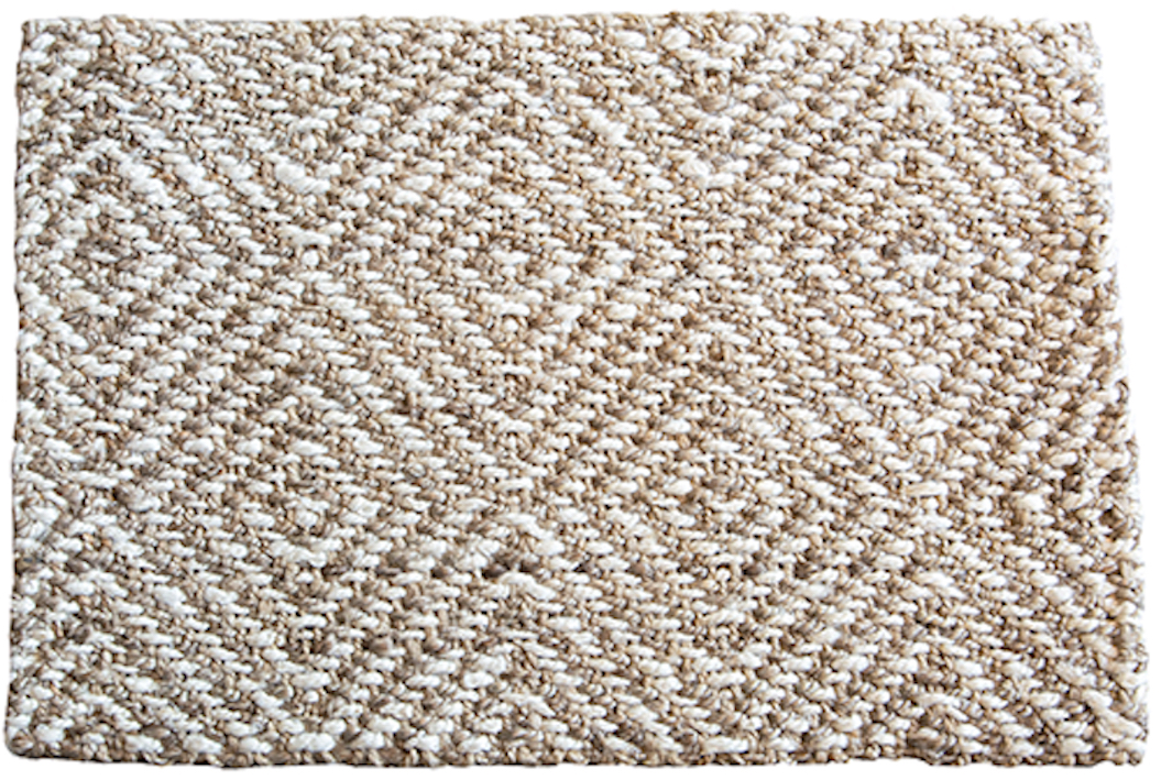 Dörrmatta Mätta Natur / Vit 60x90cm