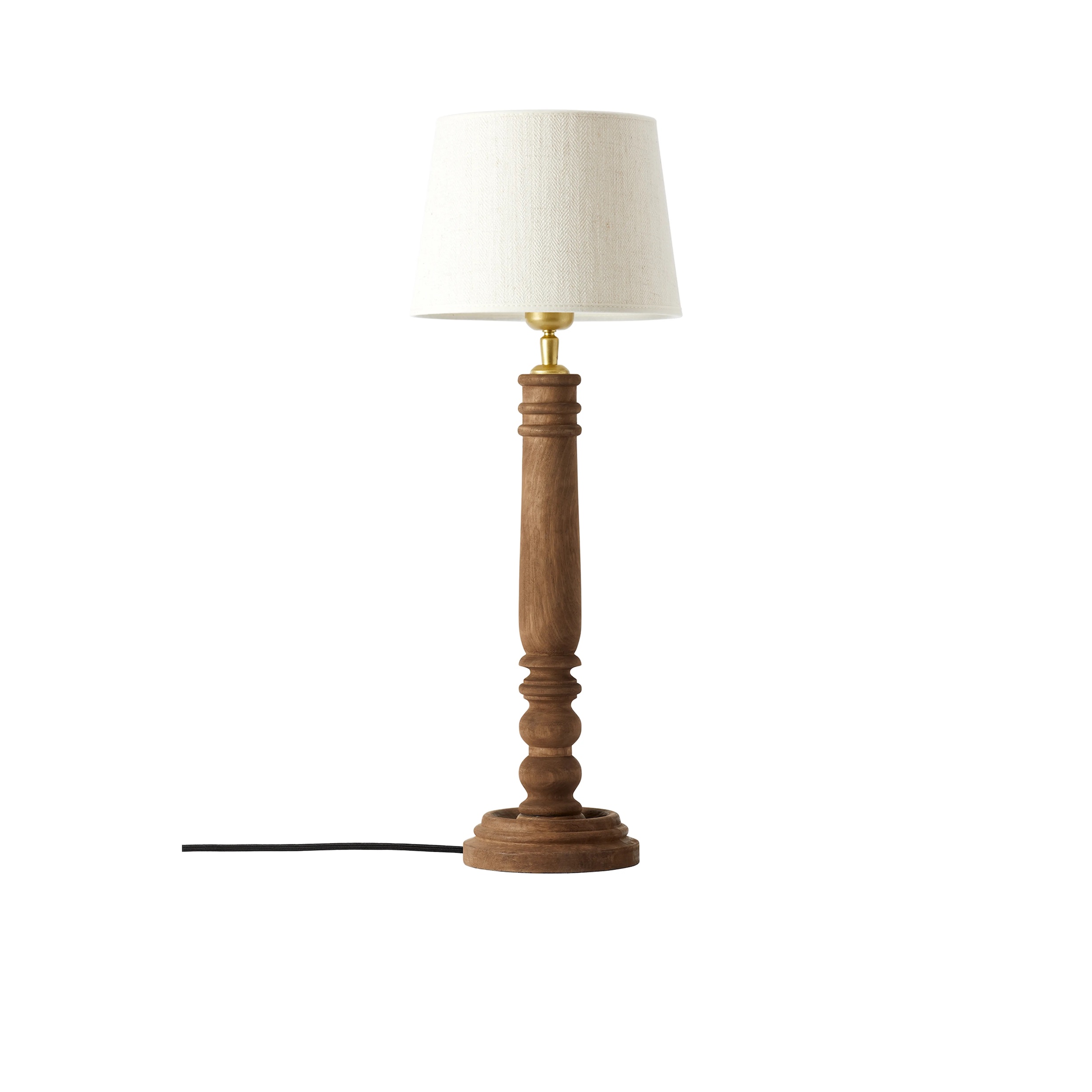 Lampfot Qvist 410 – Brun i trä 50cm