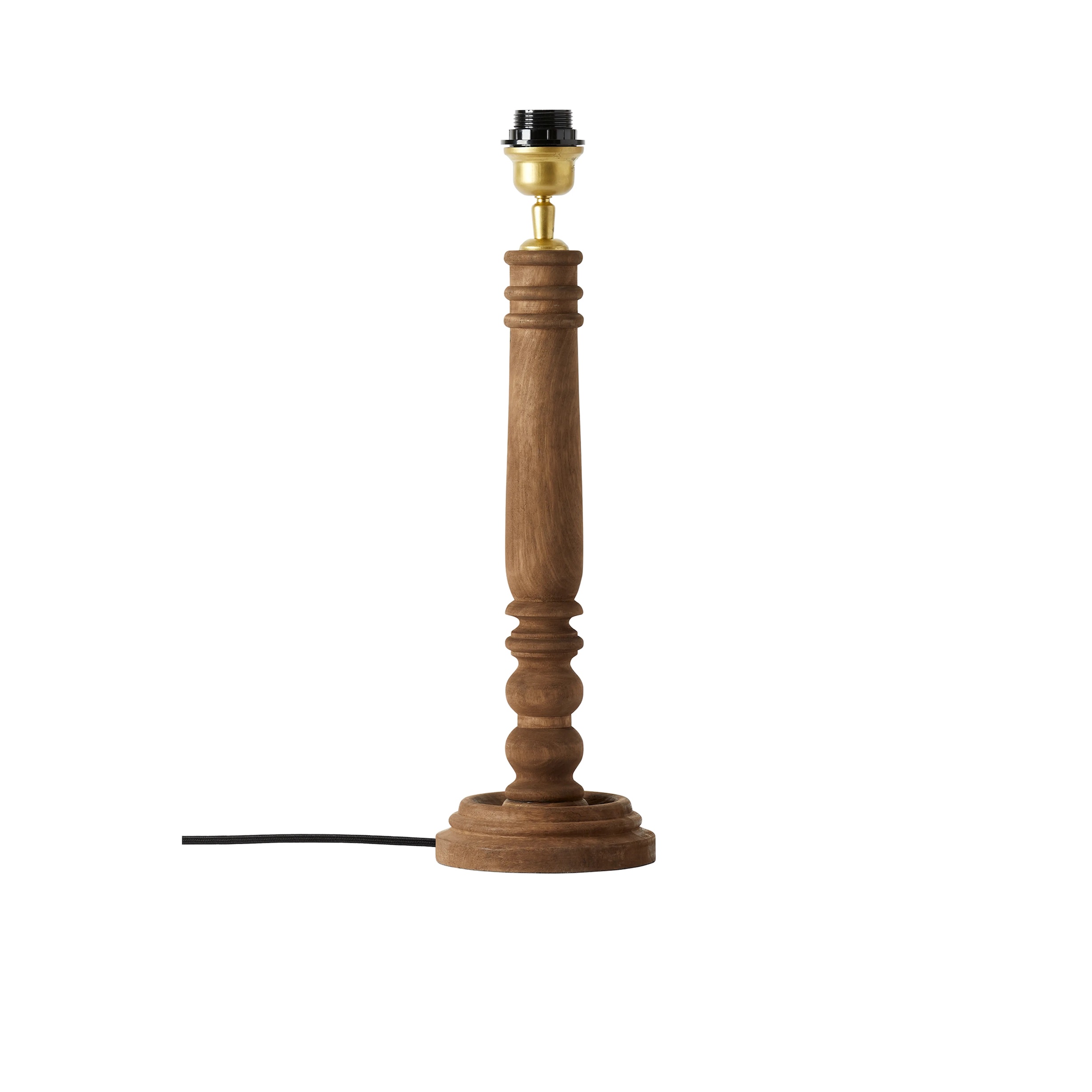 Lampfot Qvist 410 – Brun i trä 50cm - 2
