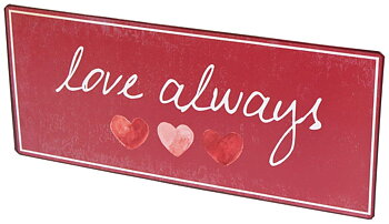 PLÅTSKYLT – Love Always ❤️
