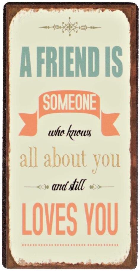 MAGNET – A friend is someone who knows...