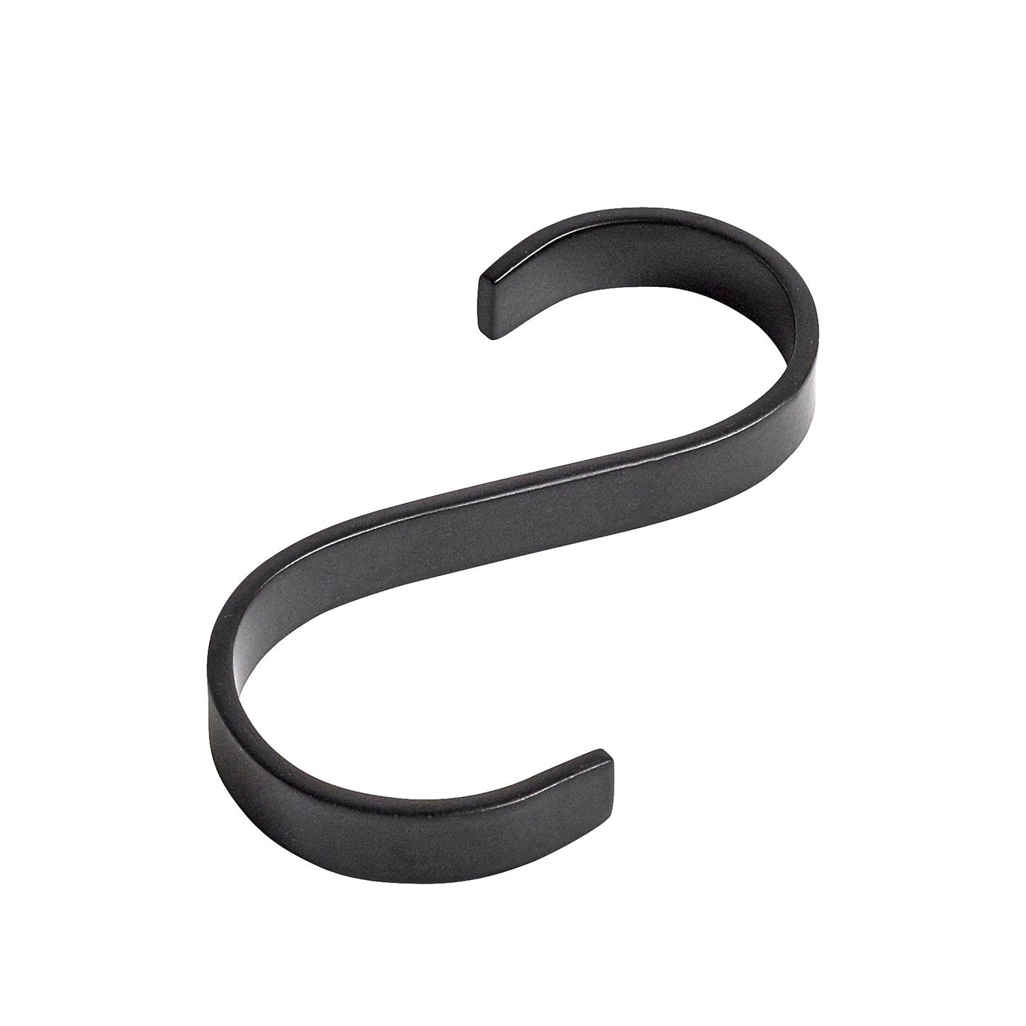 S-krok Flat i järn – svart 11x4,5cm