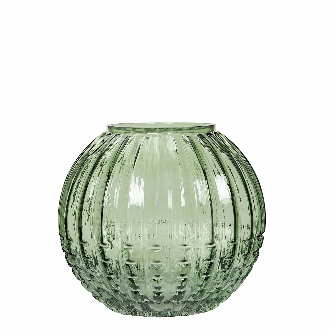 Glasvas ALLIUM grön H:18cm - 4