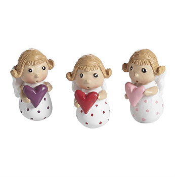 MINI ängel BIRGIT – tre olika H:3,3cm pris/st